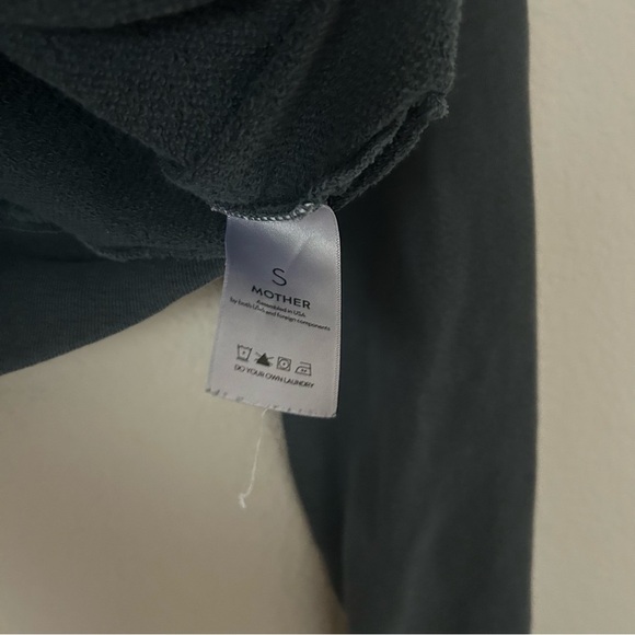 MOTHER “Jeunes Americains” Sweatshirt in washed Gray - Picture 3 of 4